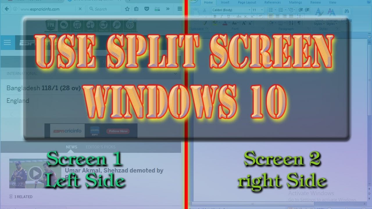 screen splitter windows 10